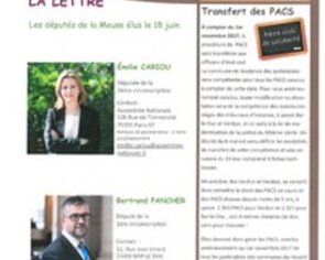 Bulletin La lettre Juillet 2017
